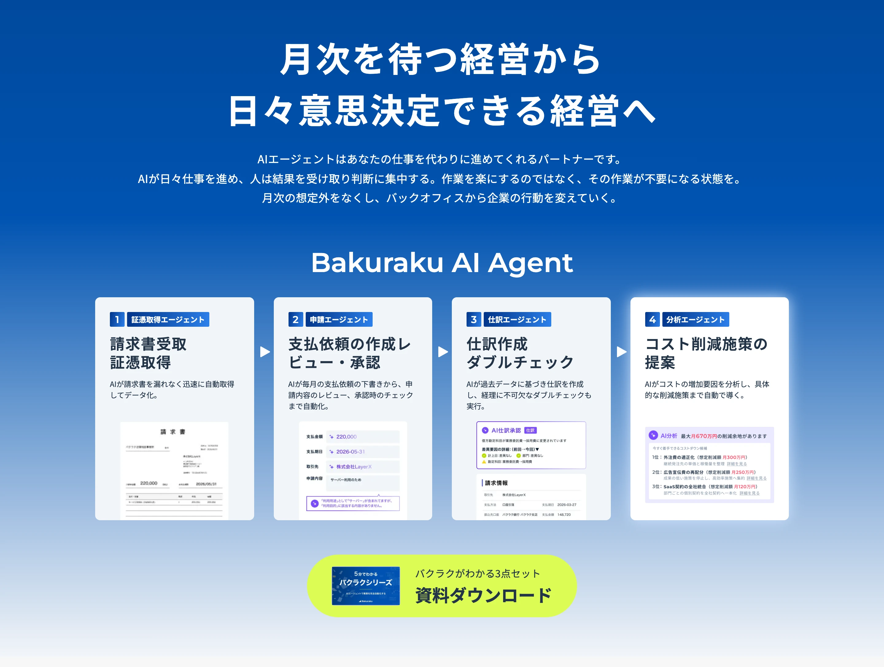 バクラク screen