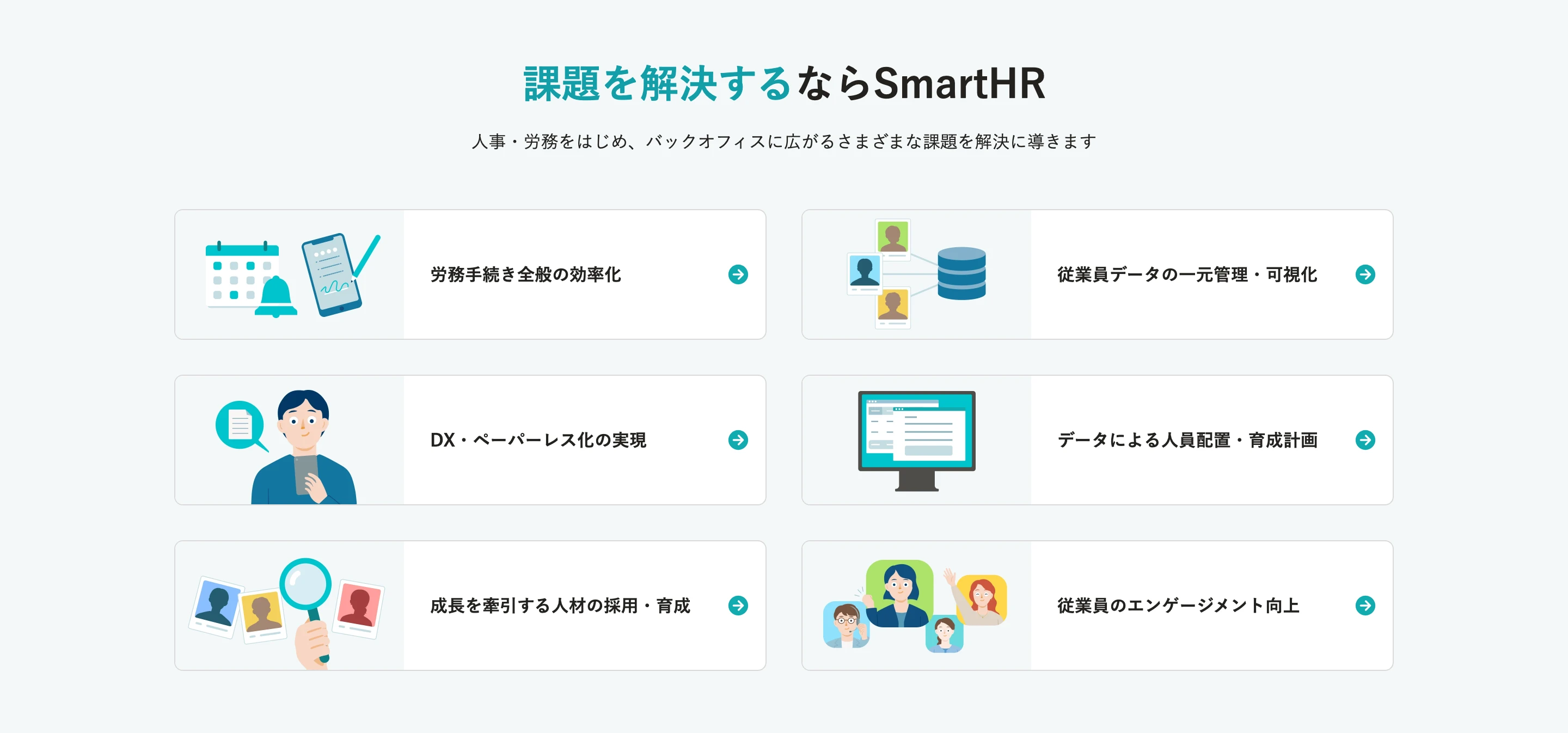SmartHR screen