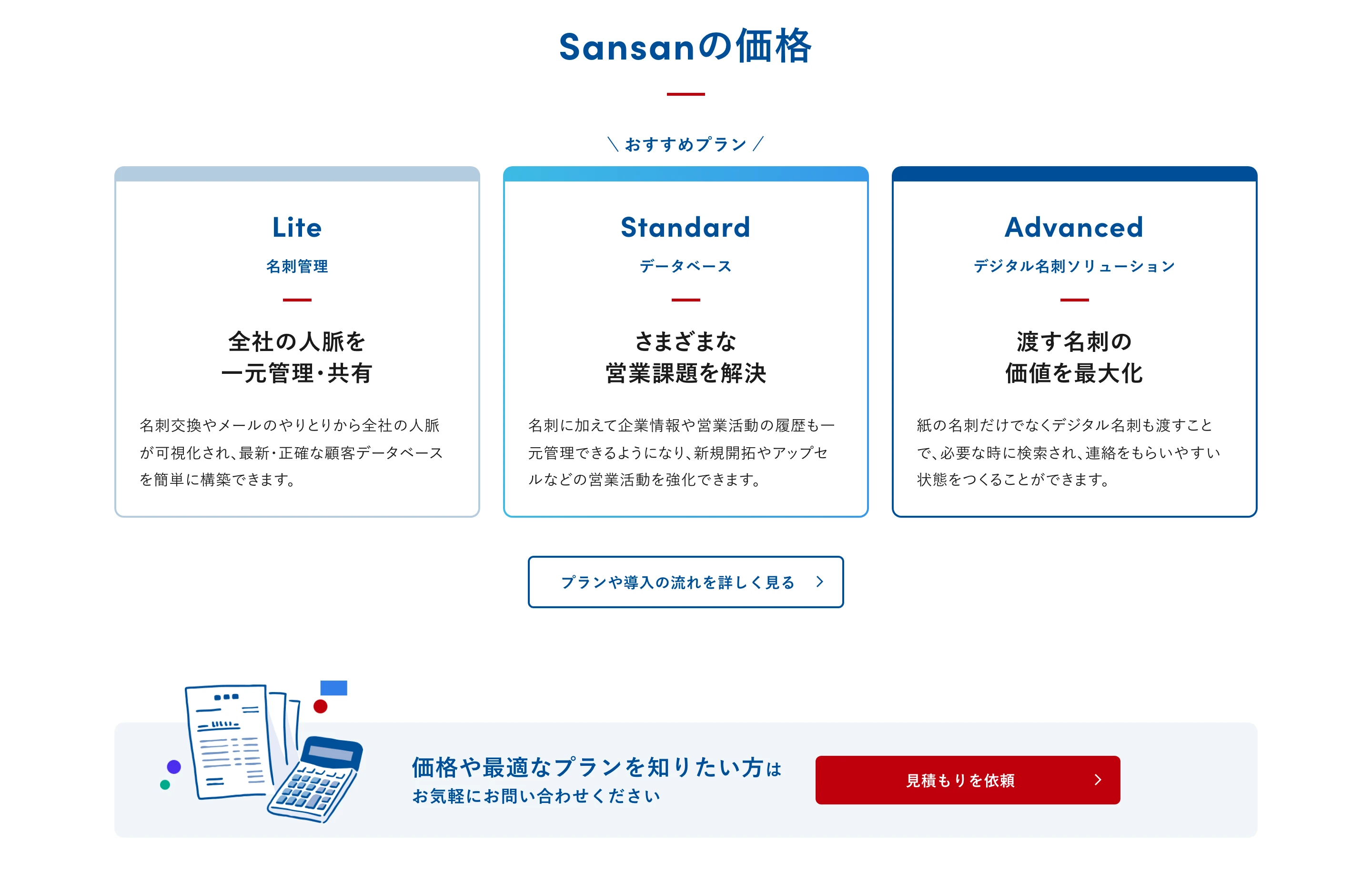 Sansan screen