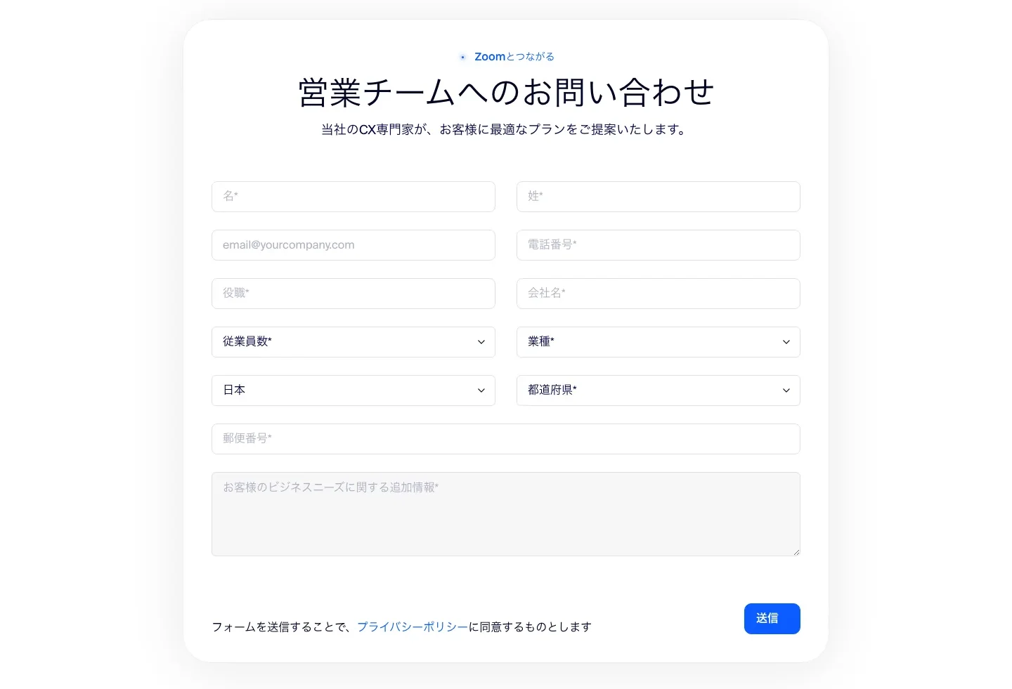 Zoom screen