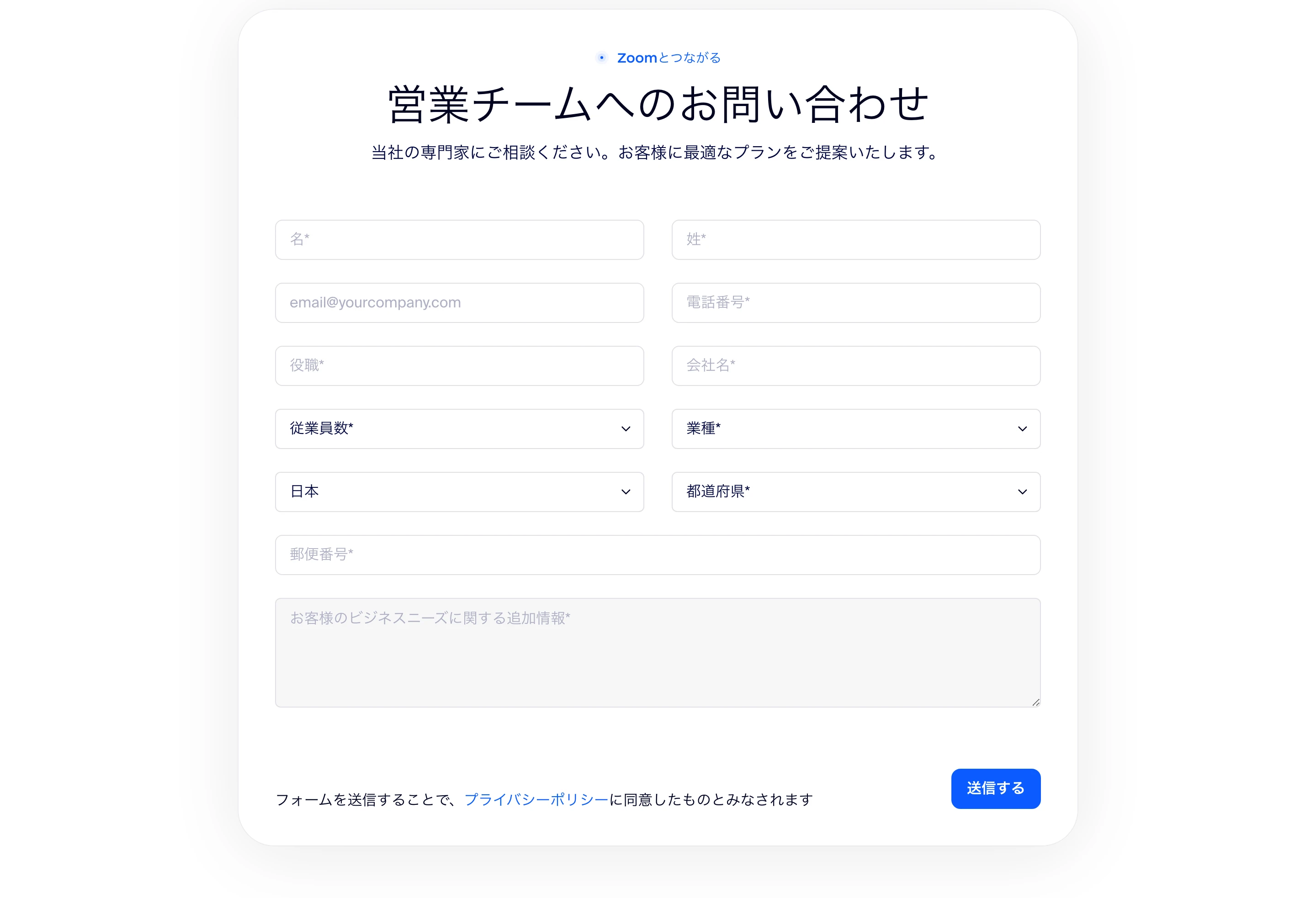 Zoom screen
