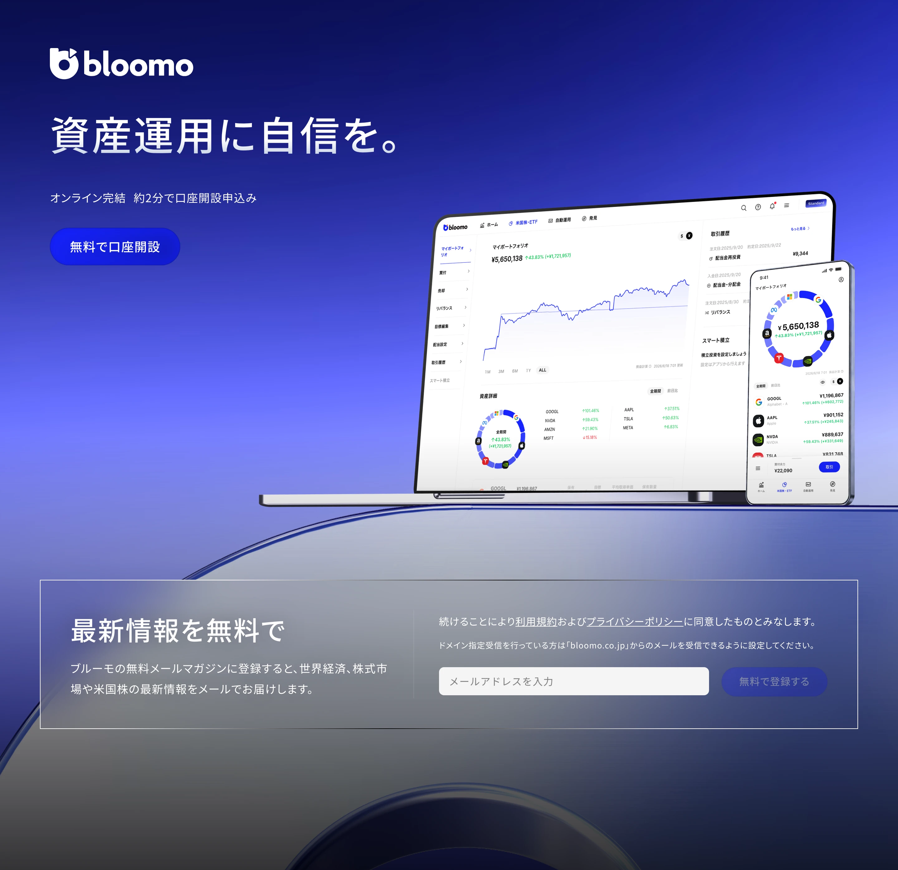 Bloomo screen