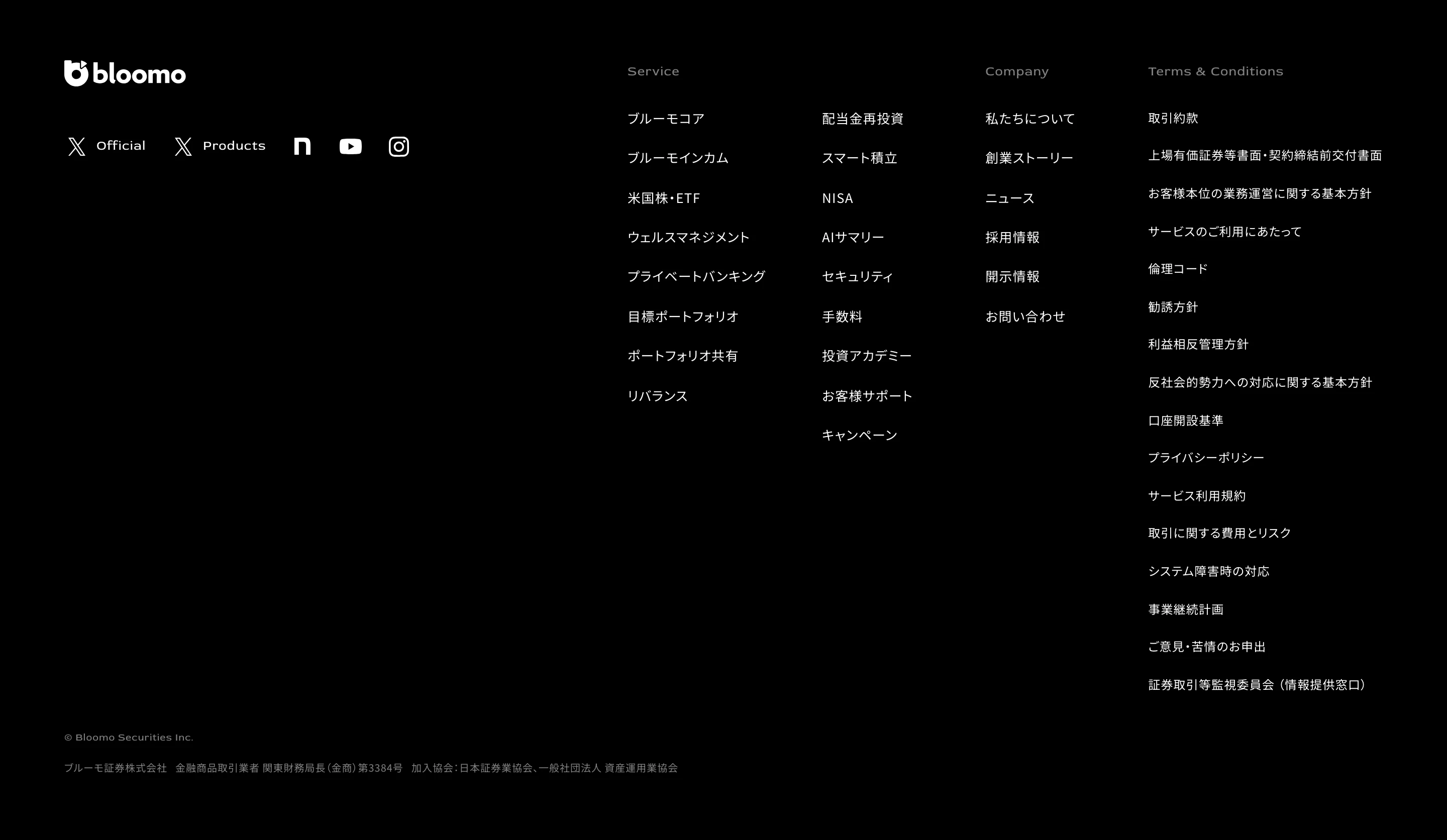 Bloomo screen
