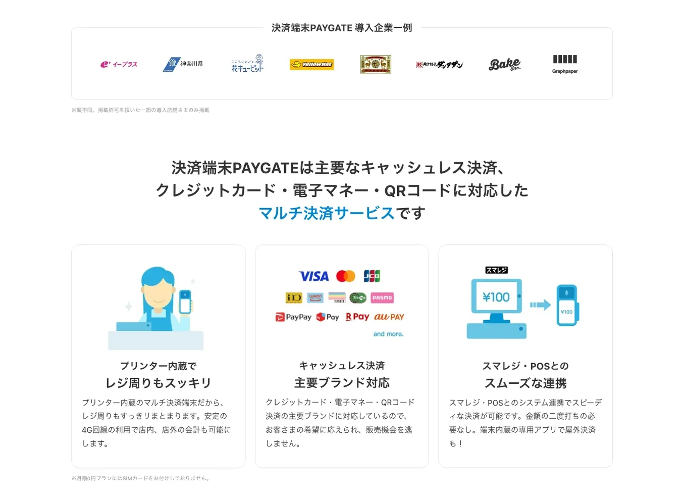 スマレジのアバウト・私たちについてセクション