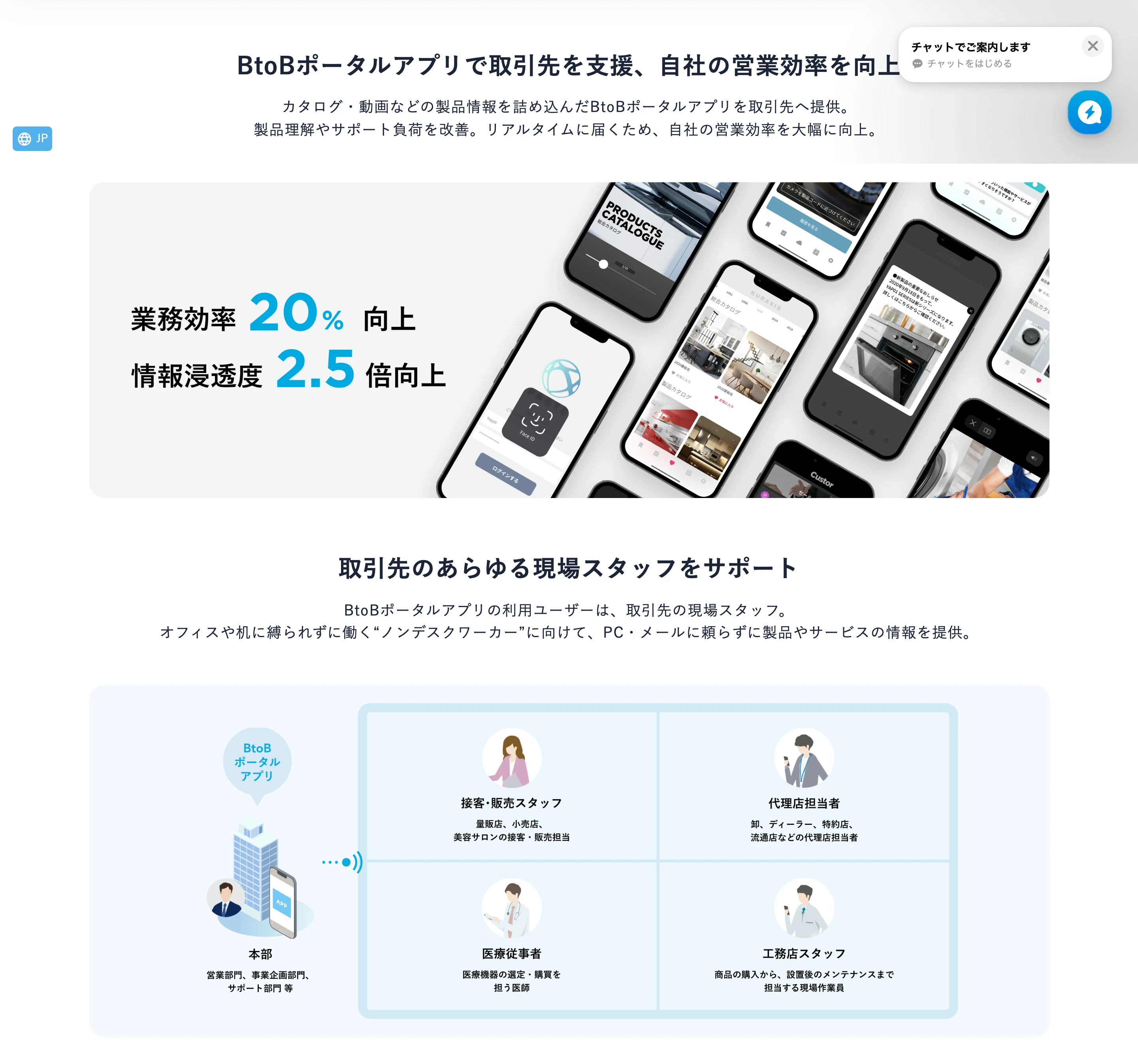 ヤプリ（Yappli） screen