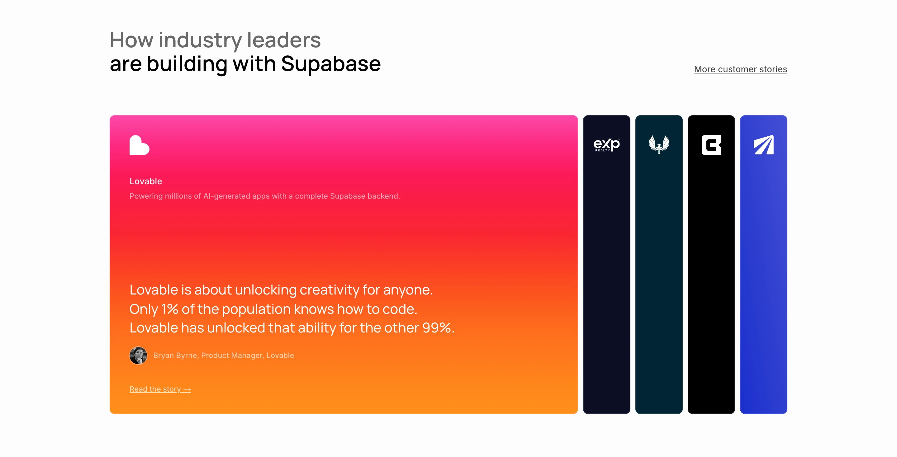 Supabase screen