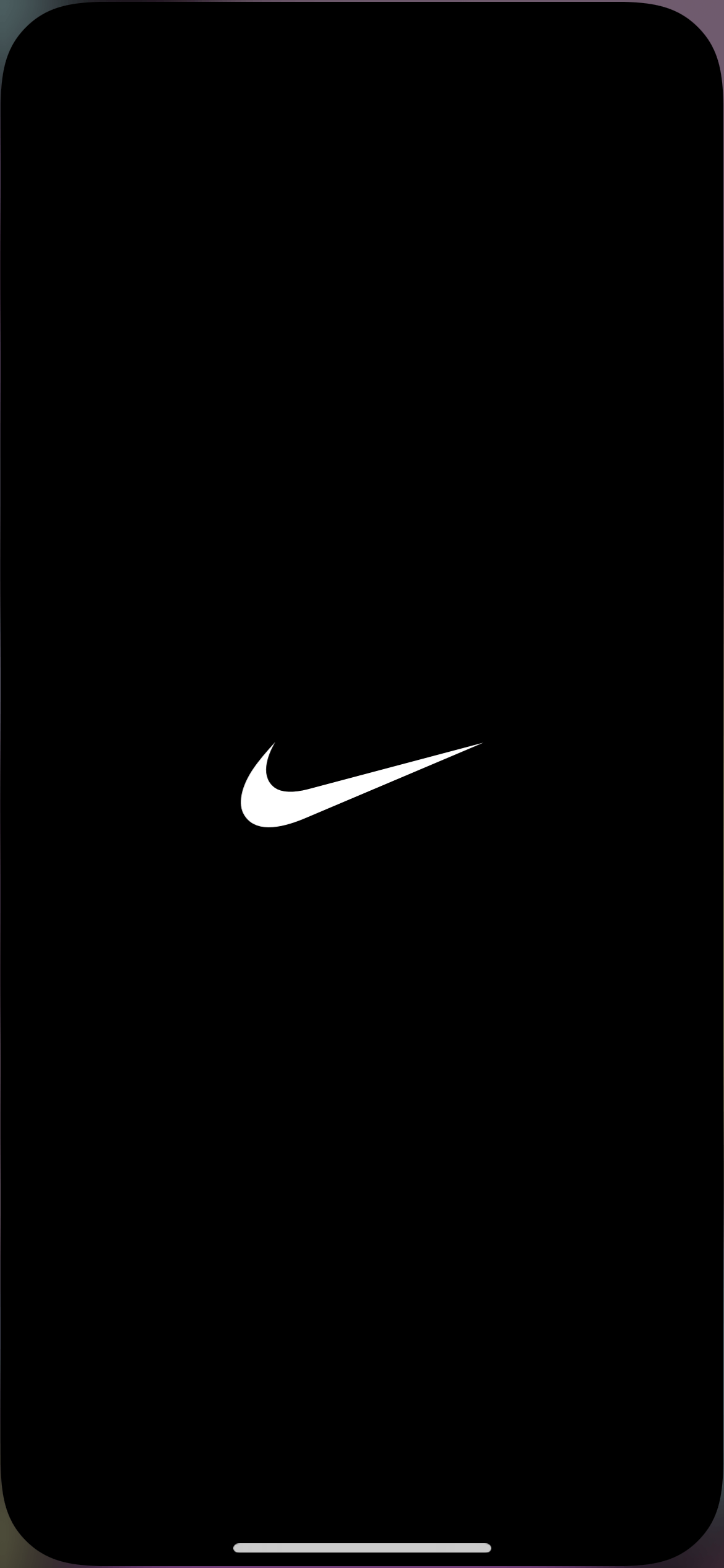 Nike オンボーディング screen