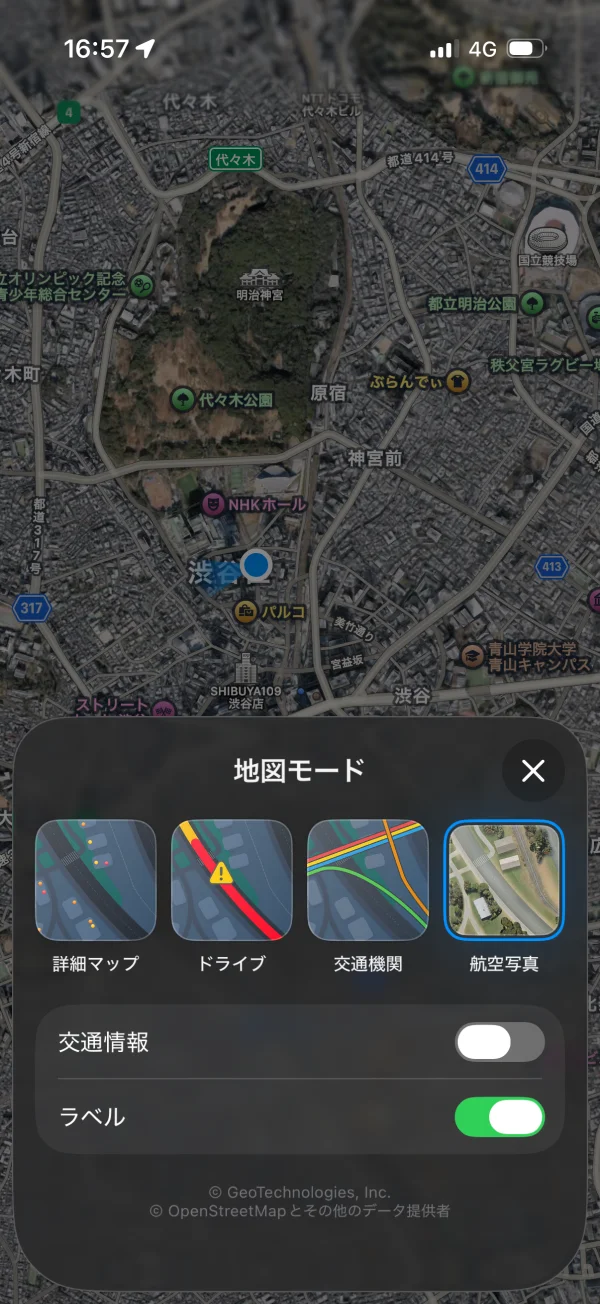 マップ screen