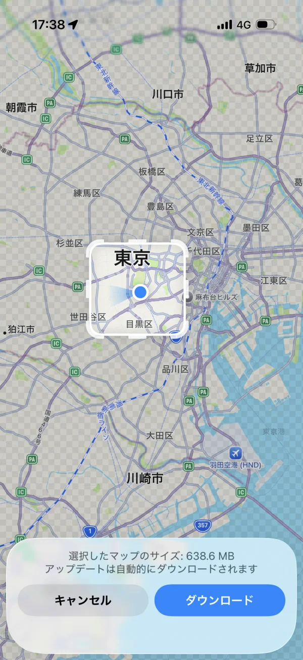 マップ screen