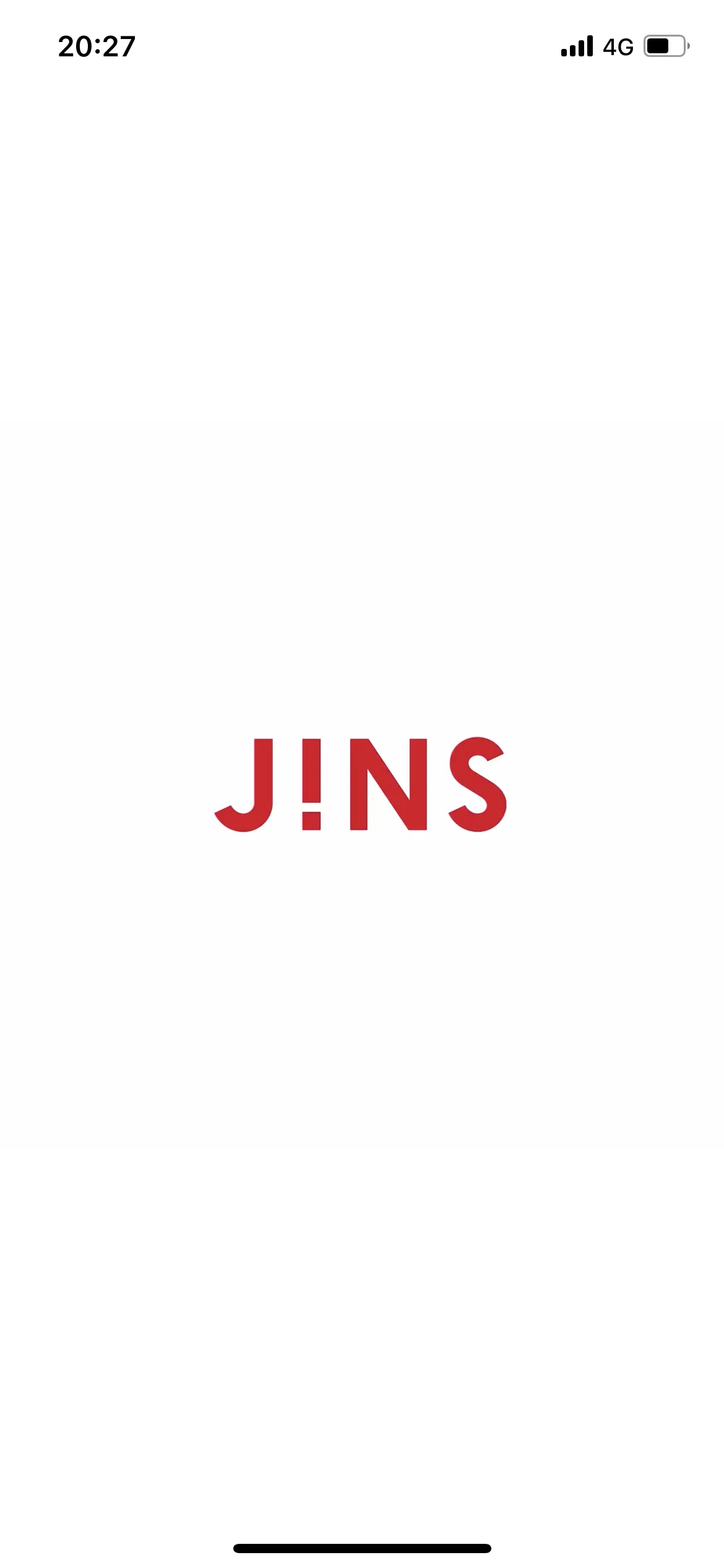 JINS オンボーディング screen