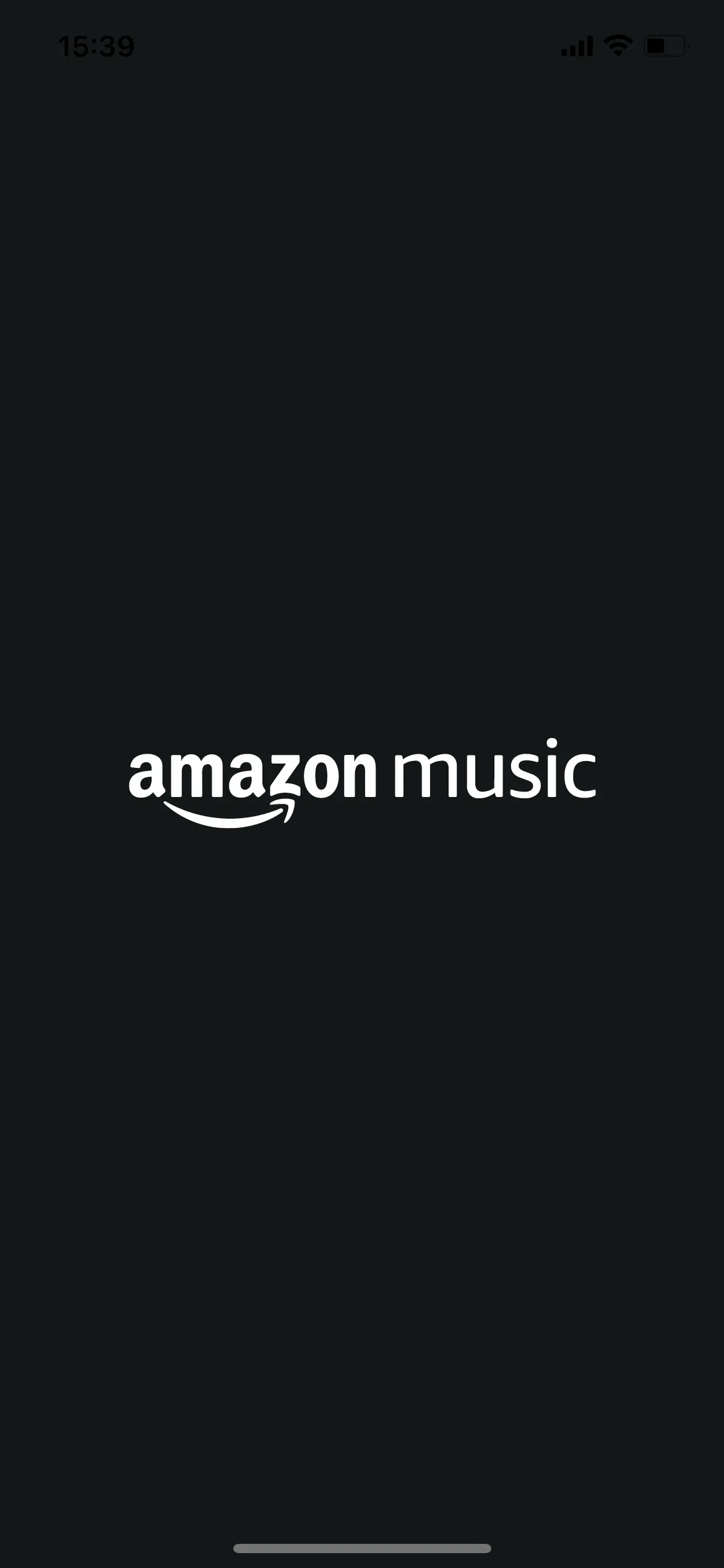 Amazon Music ホーム screen