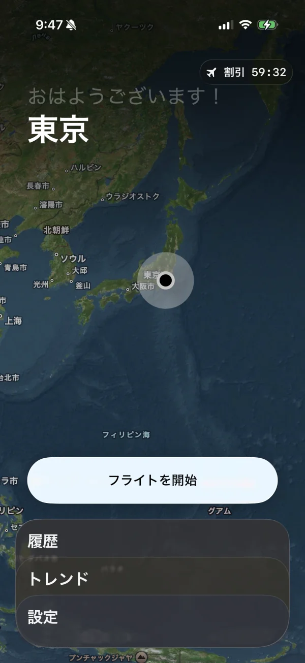 FocusFlight screen