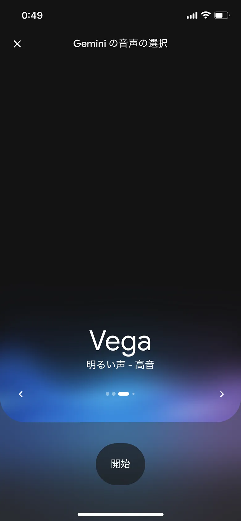Google Gemini screen