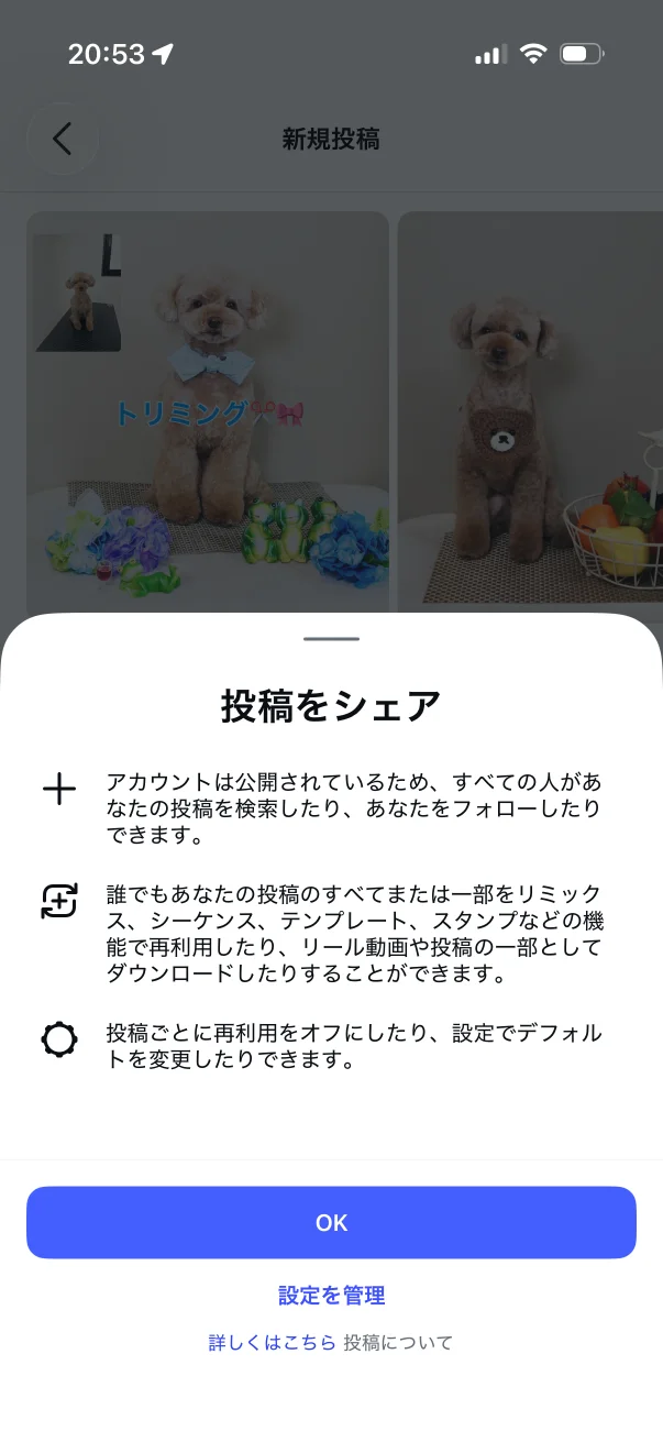Instagramのサービス・機能紹介画面