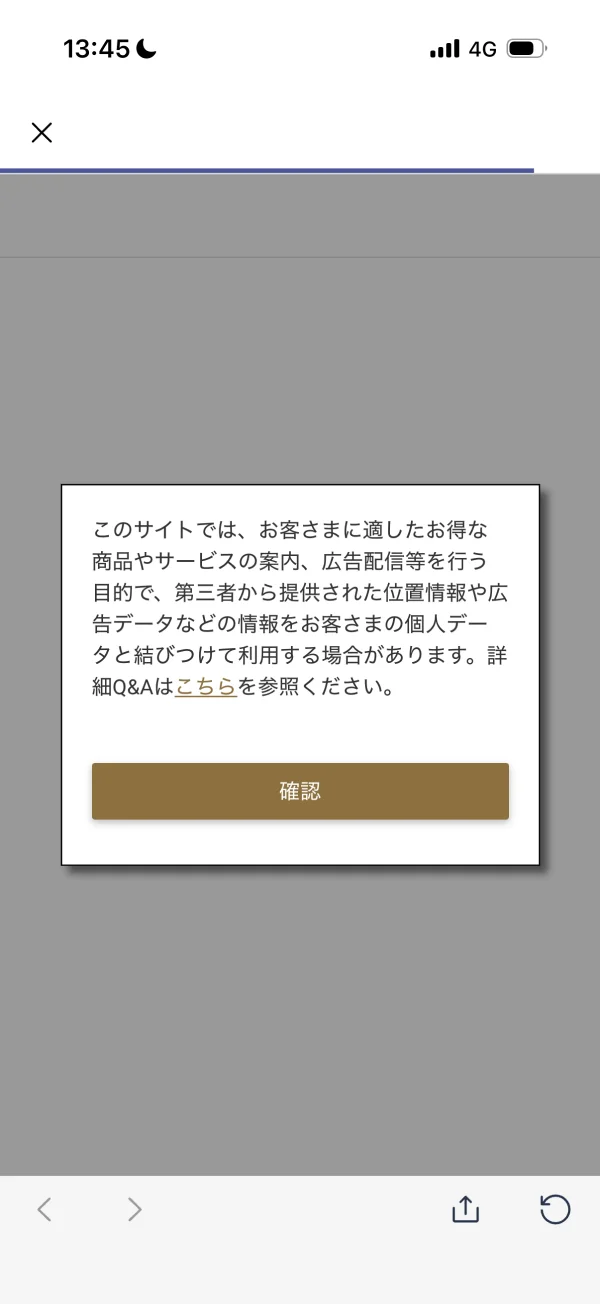 JAL screen