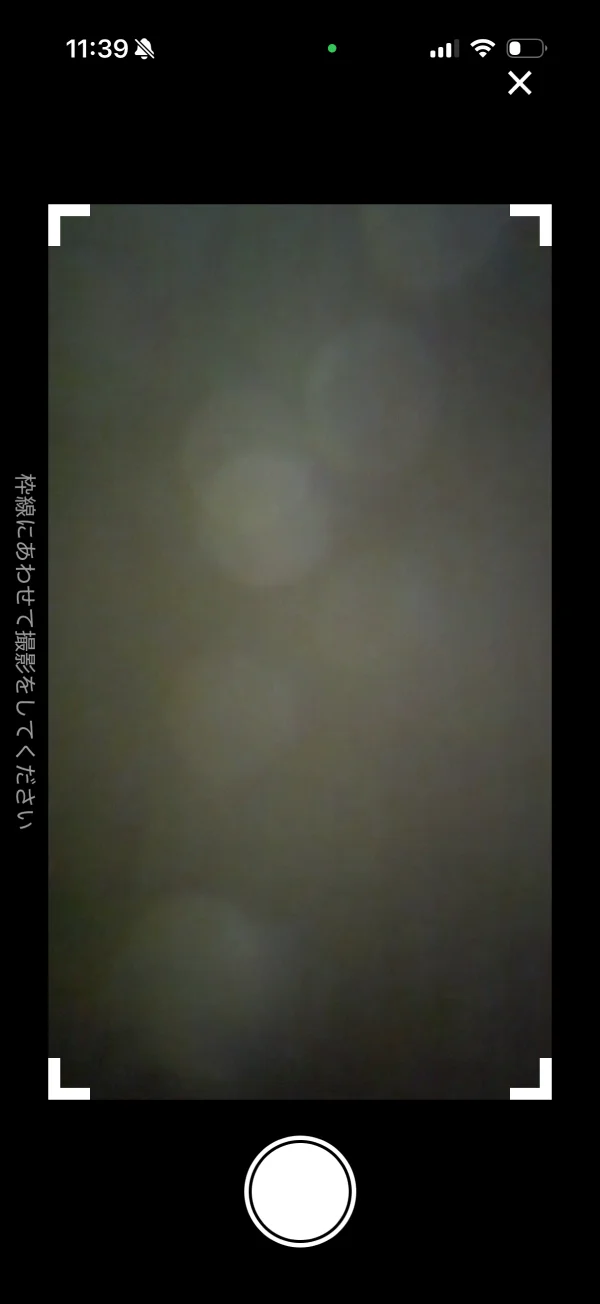Omiai（オミアイ）のスキャン画面