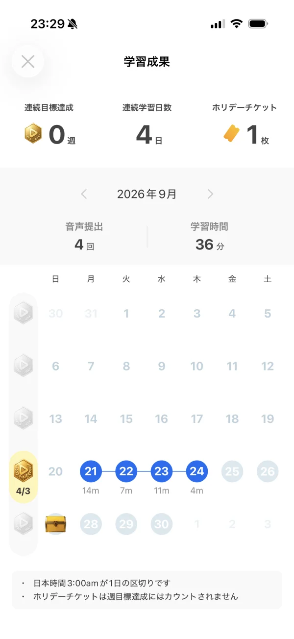 シャドテンのプログレスバー画面