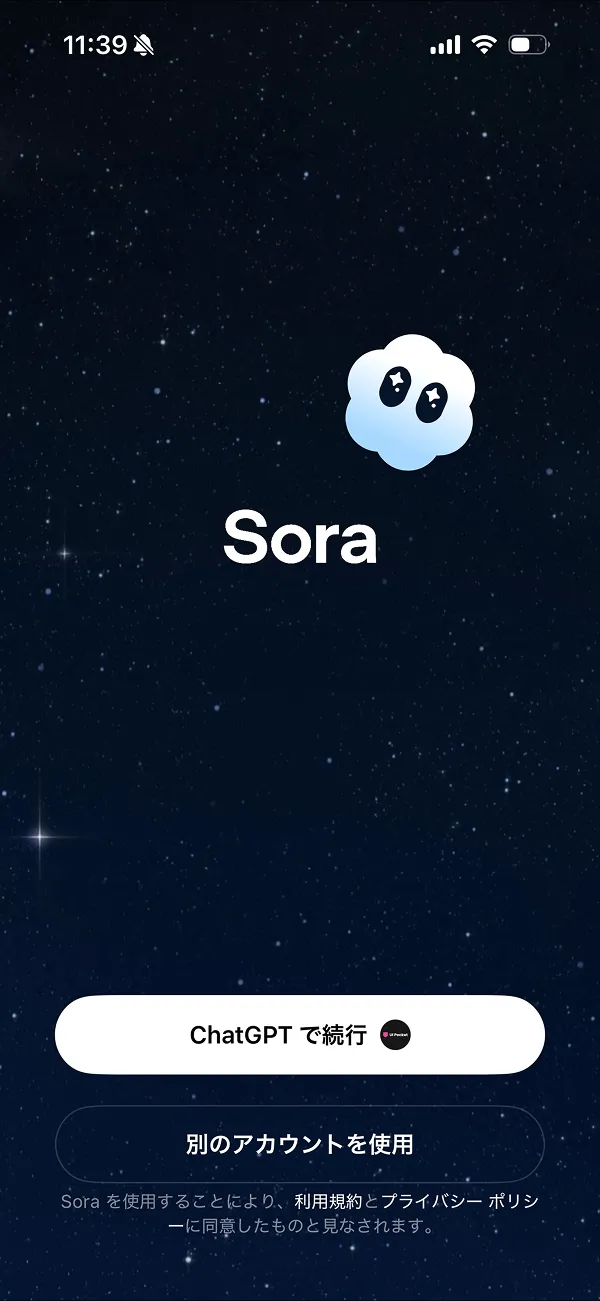 Sora screen