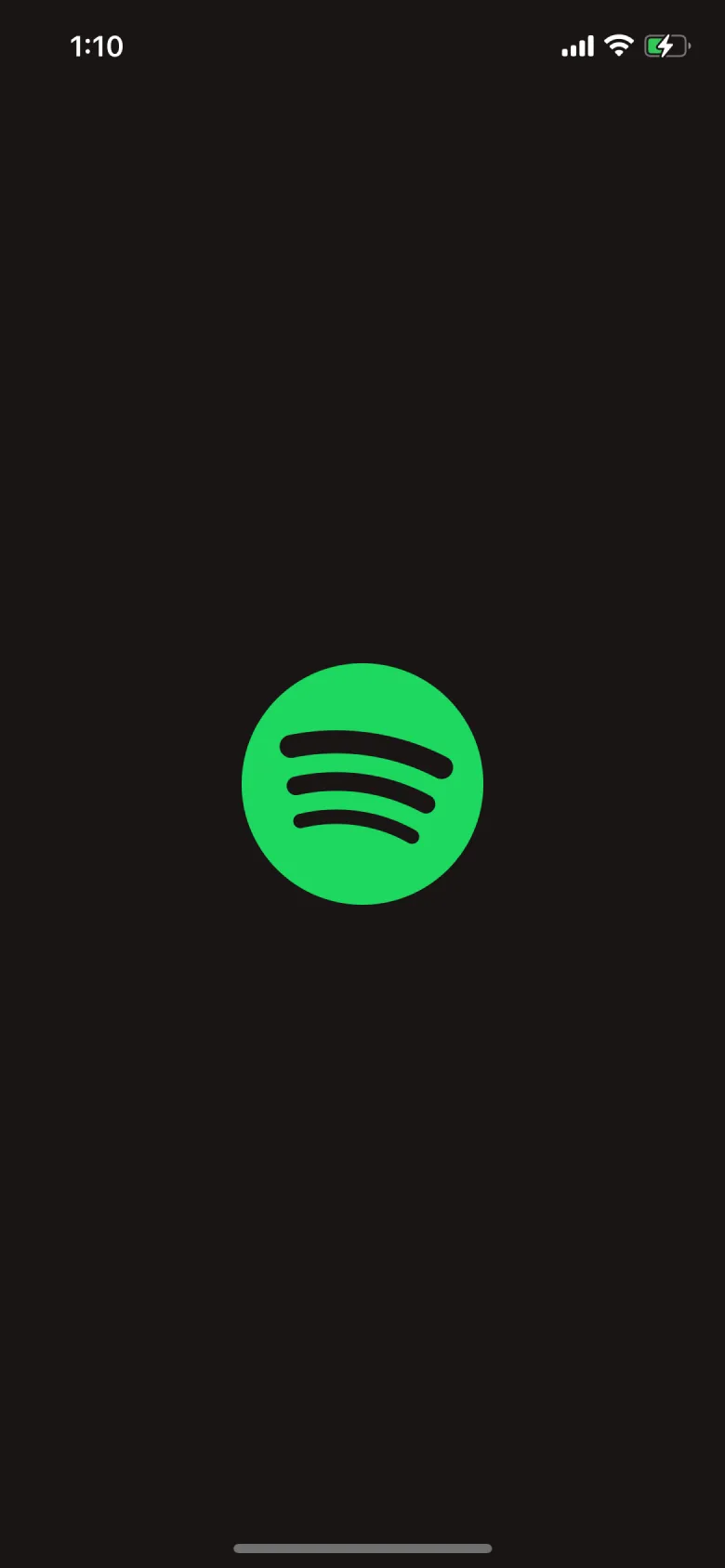 Spotify screen