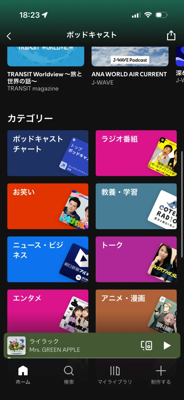 Spotify screen