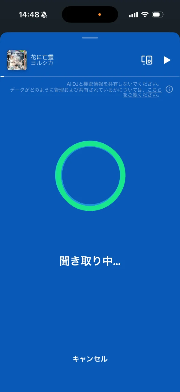Spotify screen