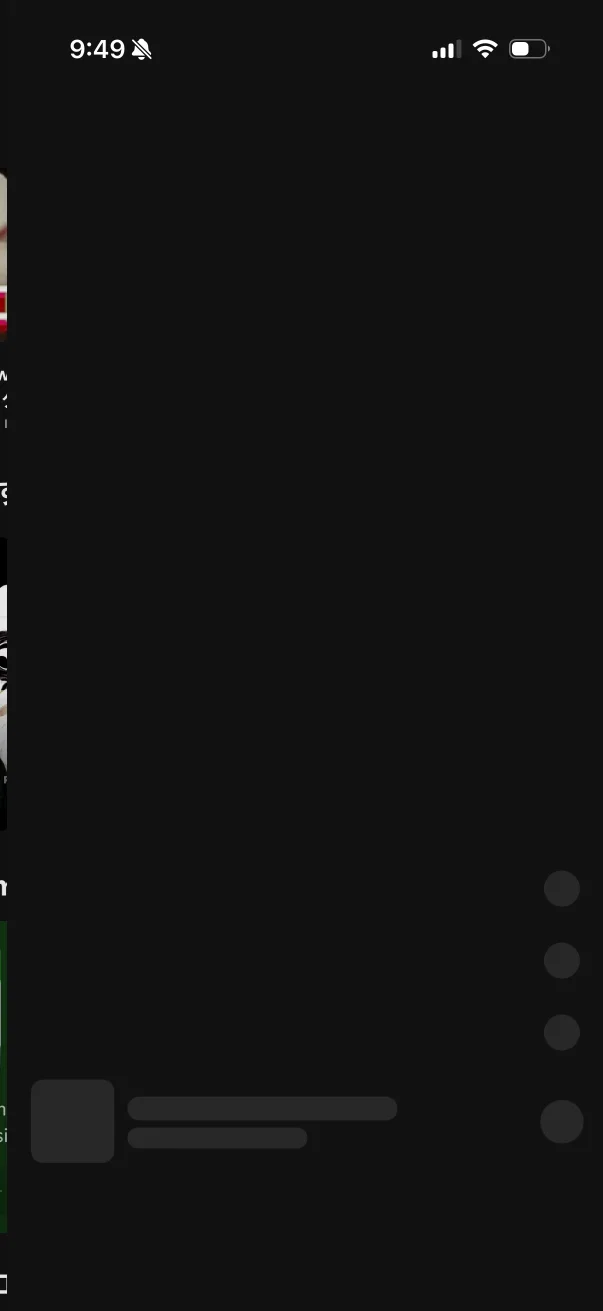 Spotify screen