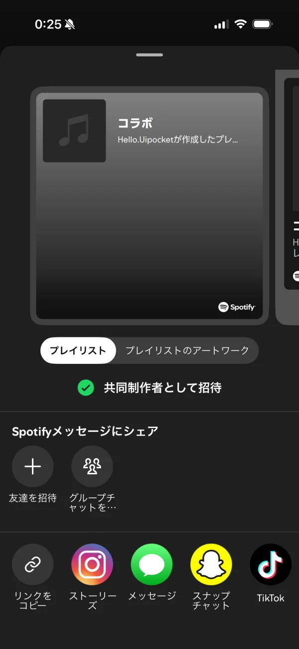 Spotify screen