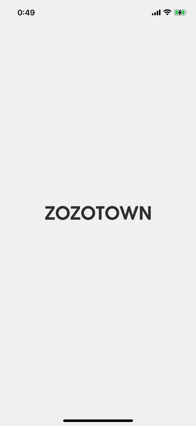 ZOZOTOWN screen