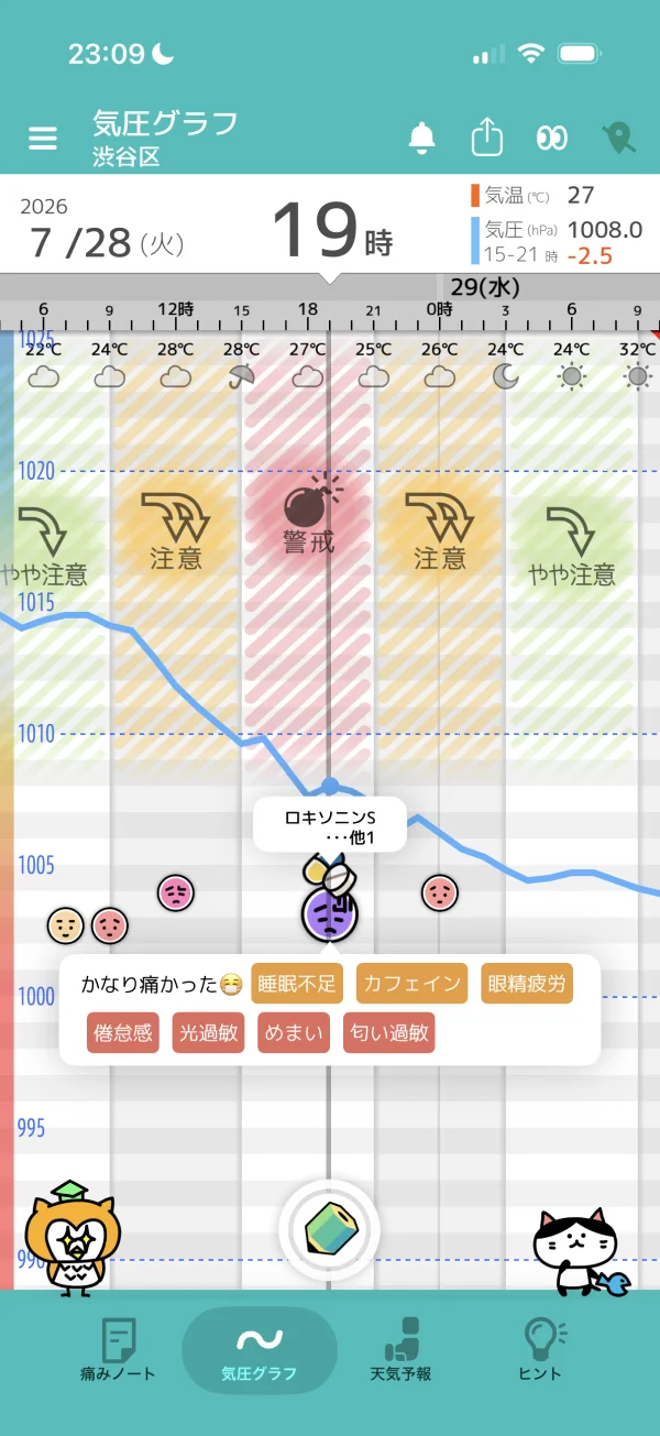 頭痛ーる screen