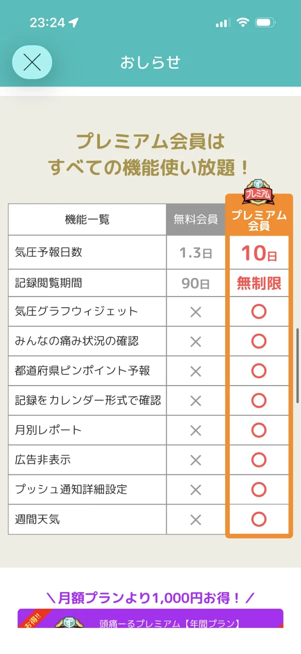 頭痛ーる screen